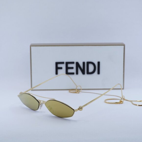 Final Price! Fendi FE40114U-Y 30G Gold/Brown Sunglasses